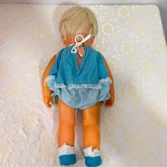 Tiny Baby Chatty Cathy With Case From Mattel 1962 Outfit & Bottle No Talk - Picture 5 of 11